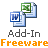 Symbole fr Word und Excel, Hinweis Add-In Freeware